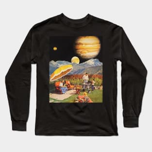 Life on Saturn's Rings Long Sleeve T-Shirt